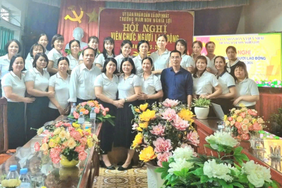 Trường Mầm non Nghĩa Lợi – Hội nghị Viên chức, Người lao động- Năm học 2025-2026: Đoàn kết, Sáng tạo, Phát triển