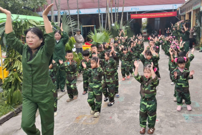 NGÀY THÀNH LẬP QUÂN ĐỘI NHÂN DÂN VIỆT NAM 22/12 – TRƯỜNG MẦM NON NGHĨA LỢI